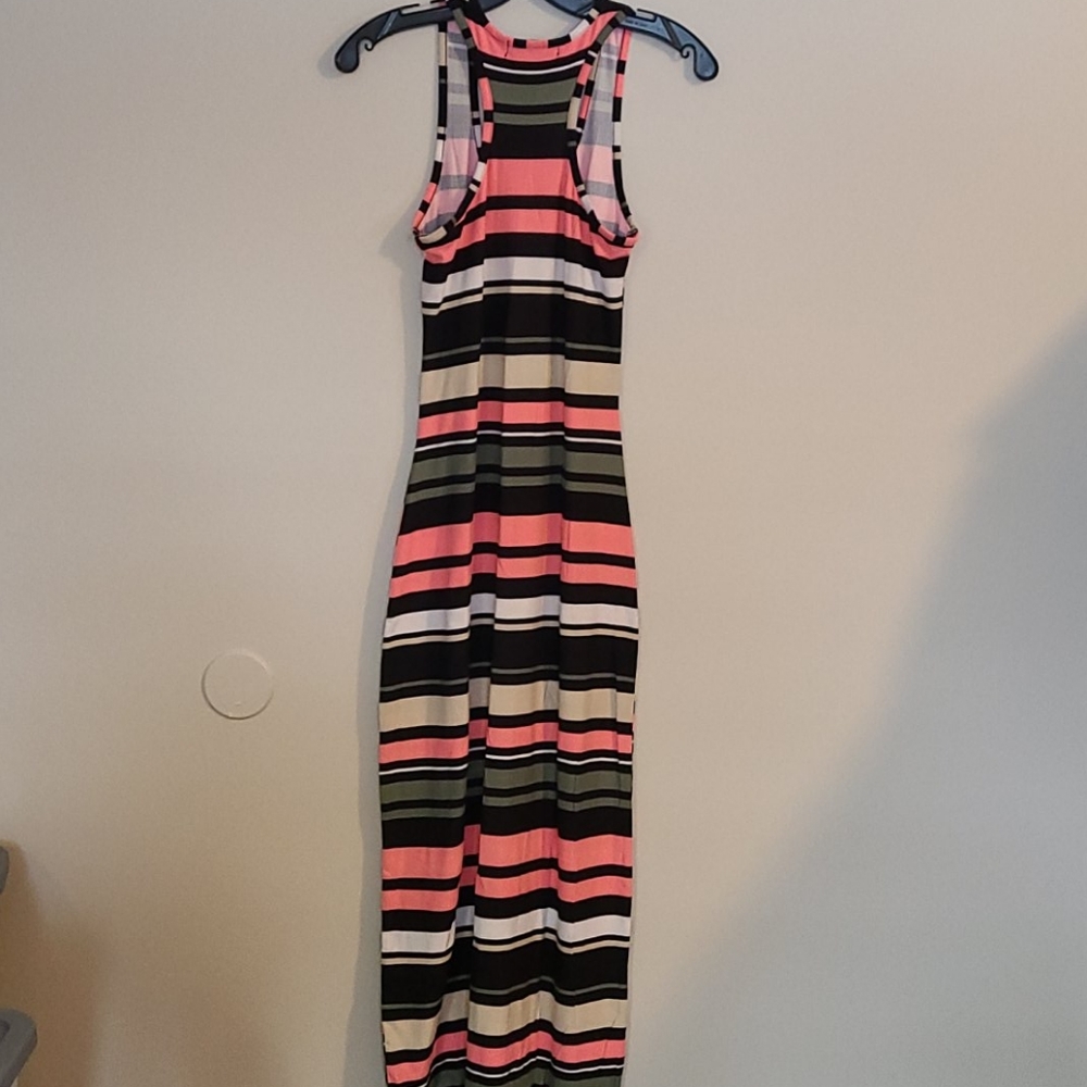 NWOT Derek Heart Striped Dress - Picture 3 of 5